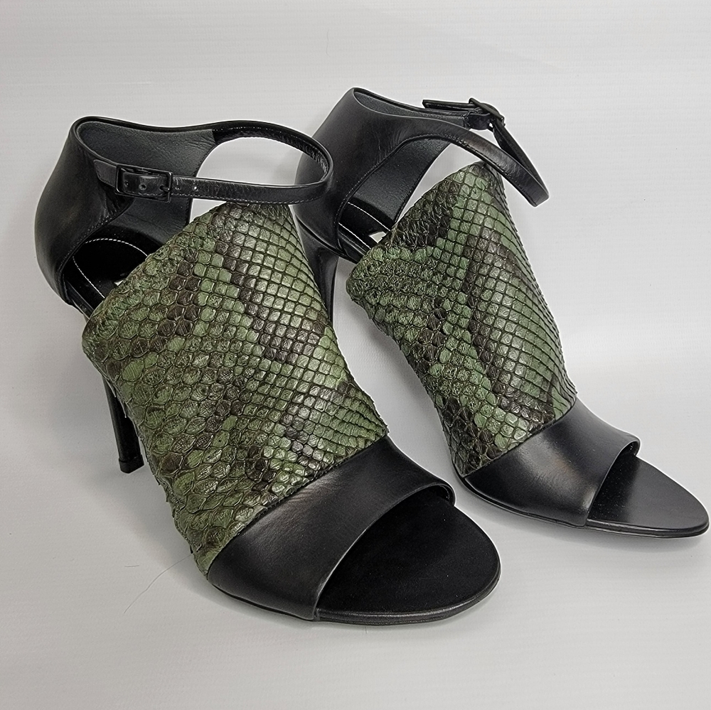Balenciaga snakeprint sandals